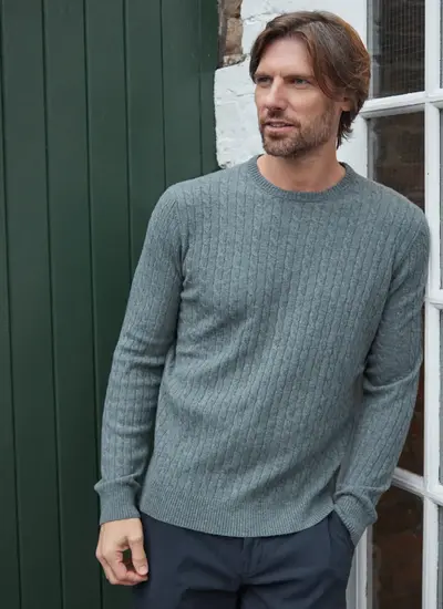 Merino Cable Sweater